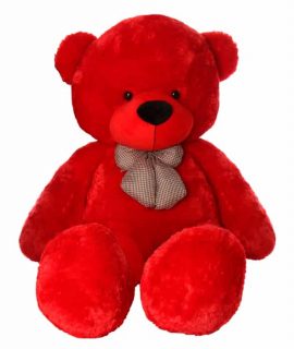 عروسک خرس عاشق 170 سانتی متری قرمز